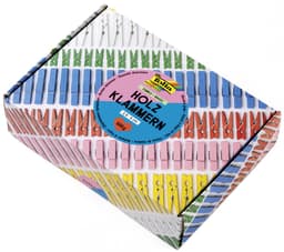 folia Houten wasknijpers mix NATURAL Jumbobox, 500 g — thumbnail 5