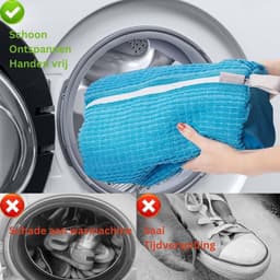 CLVP® Herbruikbare Waszak voor Schoenen - Wasnet voor Wasmachine - Sneakers Wassen — thumbnail 2