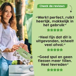 Milieuvriendelijke Wasstrips 120 Wasbeurten Fresh Linen Wasmiddeldoekjes Wasvellen Wasmiddel Voordeelverpakking incl. wasverzachter wasdoekje — thumbnail 5