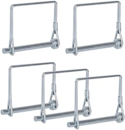 Pijpklepplinten 5 stuks 8 mm klapsplint met borgpen voor tuin en haken — thumbnail 1