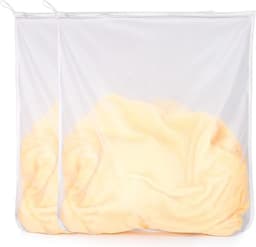 Wasnet voor wasmachine, 2 stuks wasnetten groot 60 x 70 cm, duurzame waszak, waszak, wasmachine met ritssluiting, waszak voor reizen, beha, schoenen, sokken, ondergoed, babykleding — thumbnail 1