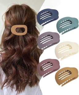 Set van 6 Grote Haarspeldjes voor Dik Haar - Anti-Slip Krokodillenklem — thumbnail 1