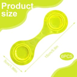 Broekklem - broekclip - broek clip - broek klem - Kleding Clip - 6 stuks - broekspijp clip - broekspijp verkorter - Bevestigingsclip voor broekspijp - Magnetisch - wasknijpers - Antislip Vaste Gesp — thumbnail 2