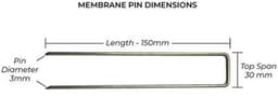 Gegalvaniseerde Tuin Anker Haringen - 6 Inch (150 mm) voor Effectieve Onkruidbestrijding — thumbnail 3