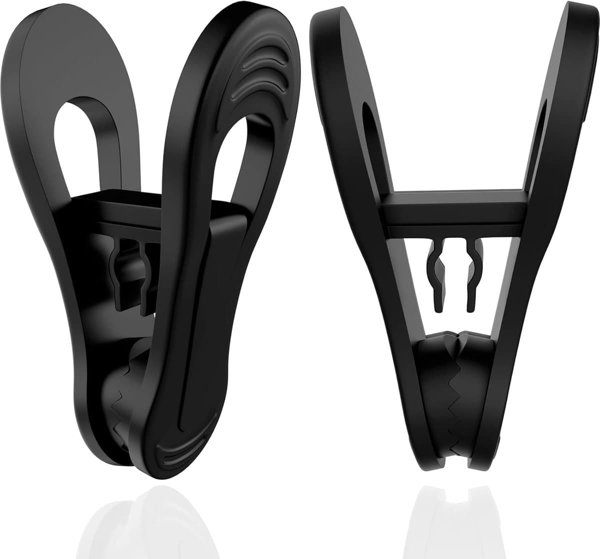 Hanger Clips - Kledingclips Organizer - Kleding Opbergen - Speciaal Ontwerp - 60 Stuks - Zwart — afbeelding 1