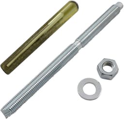 Verzinkt Ankerstaaf M12 x 220mm met Composiet Ankerpatroon voor Diverse Doorsteekinstallaties — thumbnail 2