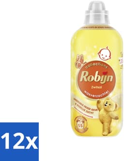 12 x Robijn – Wasverzachter – Zwitsal – 1,1 L - Wasverzachter - Wasgeur - Zwitsal - Vezelbescherming - Slijtagevermindering — thumbnail 1