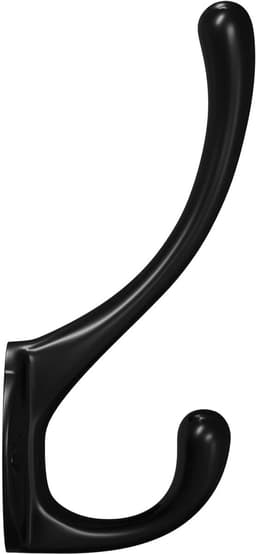 vidaXL - Kledinghaak - 346 - pcs - Zwart - 102 - x - 29 - x - 47mm - Zink - Legering — thumbnail 4