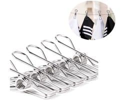 Wasknijpers - wasknijpers klein - Knijpers - handdoekclips - 40 stuks - Handdoekknijpers - sokken clips - sokkenclips - wasknijpers rvs - rvs wasknijpers - 6.5*1.5cm — afbeelding 1