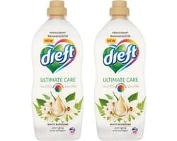 Dreft Wasverzachter Ultimate Care White blossoms 80 wasbeurten - 2 x 1 l