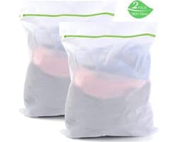 Laundry Net Large with Zip XXL, Laundry Net for Washing Machine, Pack of 2, 110 x 90 cm, Laundry Bag, Laundry Nets Bra, Suitable for Coats, Sweaters, Quilts, Blankets, Cushions, Large Plush Toys