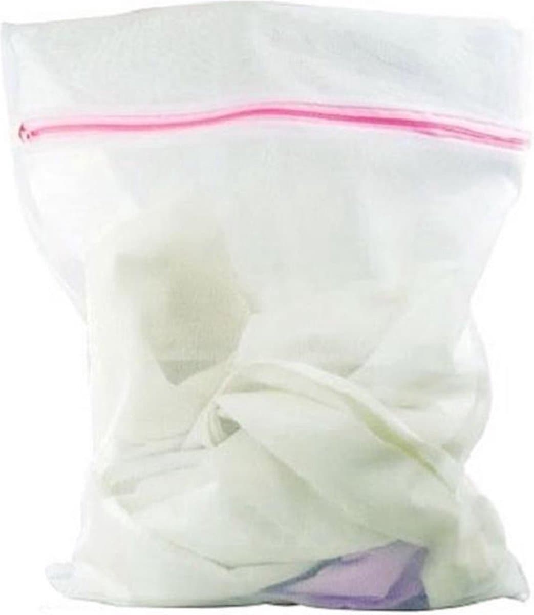 *** 2x Grote Waszak Met Rits - Waszak - Lingeriezak - Lingerie Wassen - Voorzichtig Wassen - Met ritssluiting - Zak voor in wasmachine - Maat S - 30X40CM van Heble® *** — afbeelding 1