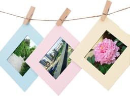 100 STUKS - Mini knijpers - 4.8 cm - Met 1 rol henneptouw (100m) - Houten clips voor fotos - Decoratie Clips - Fotohouder - Knijpers - Wasknijpers - Houtkleur — thumbnail 4