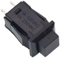 Schakelaar vierkant 10mm Momentary 250V/1A D-429B self-reset — thumbnail 1