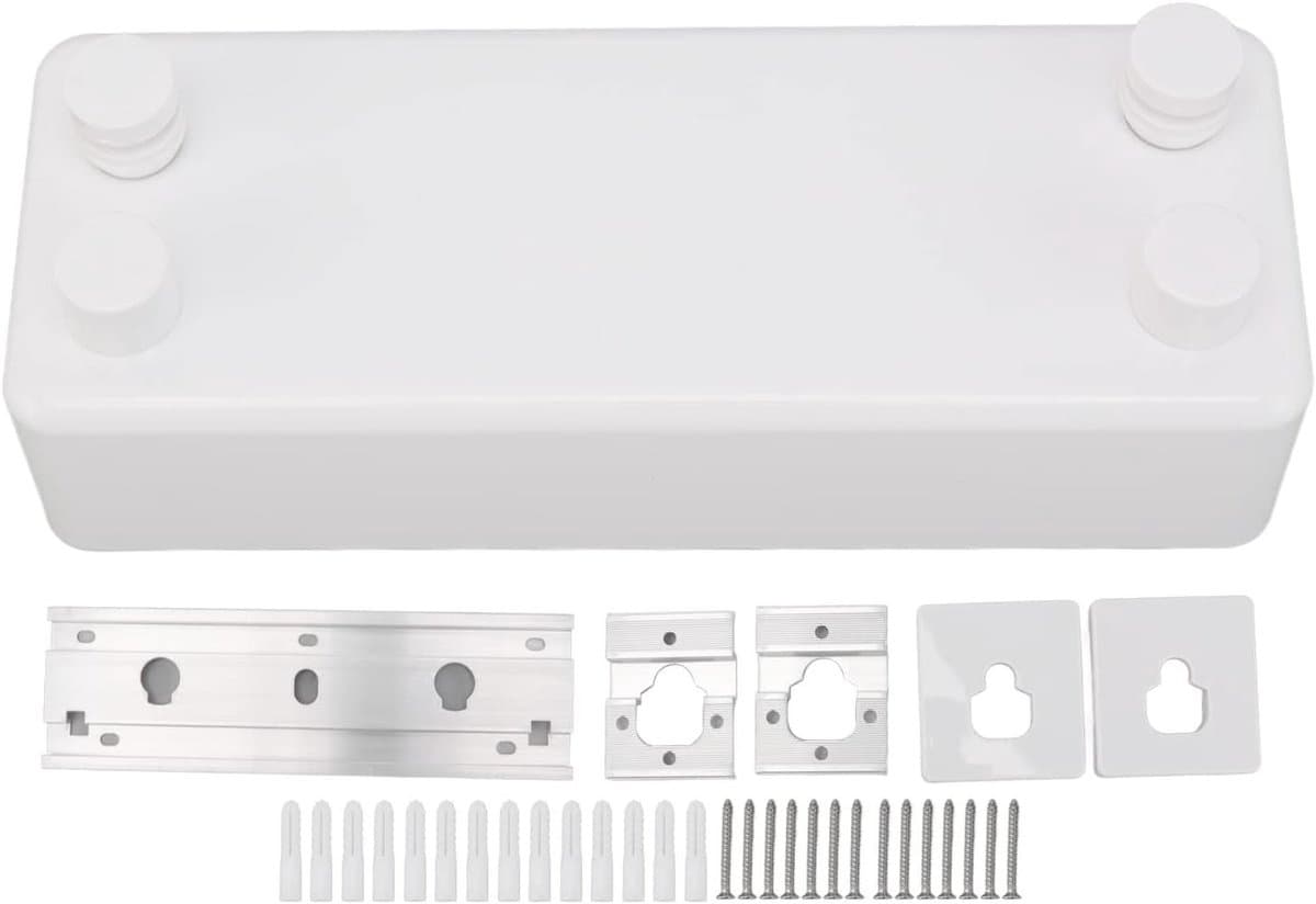 Wall Mounted Double Drying Rack 30 m Safe and Robust for Balcony Bathroom (White) - Pull-Up Drying Rack — afbeelding 1