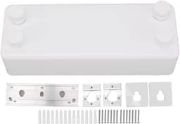 Wall Mounted Double Drying Rack 30 m Safe and Robust for Balcony Bathroom (White) - Pull-Up Drying Rack — thumbnail 1