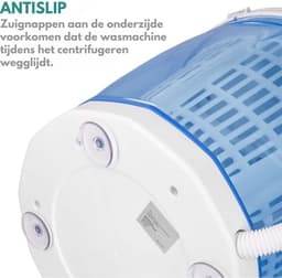 2-in-1 Mini Wasmachine - Niet-Elektrische Was- & Droogfunctie - Voor Camping & Reizen - Draagbaar — thumbnail 2