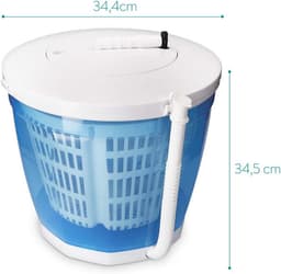 2-in-1 Mini Wasmachine - Niet-Elektrische Was- & Droogfunctie - Voor Camping & Reizen - Draagbaar — thumbnail 3