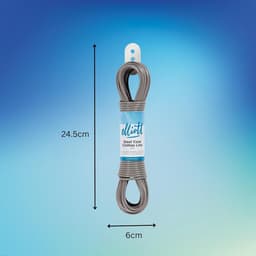 Stalen Kern Waslijn - Weerbestendig en Extra Sterk - 15 Meter - Wit/Grijs - PVC Gecoat — thumbnail 3