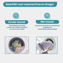 Waszakken Voor Wasgoed - Waszak - Waszakje Lingerie - Wastas - Set Van 8 — thumbnail 4