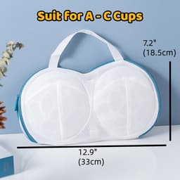 Bh Waszakken - 3 Stuks - Bh Wasnetje Voor Wasgoed - Vervorming - Waszakje Lingerie - Anti - Premium Lingerie Waszakje - Met Rits - Waszak Bh - Delicaat Wasgoed - Waszak - Waszakje - Wasnet - Wasmachine — thumbnail 5
