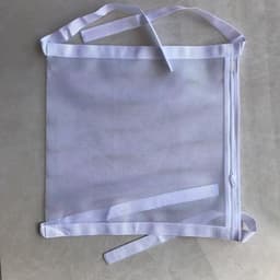 Waszak - Schoen Wassen - Herbruikbaar - Waszak Voor Schoenen - Schoenen Waszak - wit - Met Rits - 40*40*1.7 cm - Schoenen was tas - Polyester — thumbnail 4