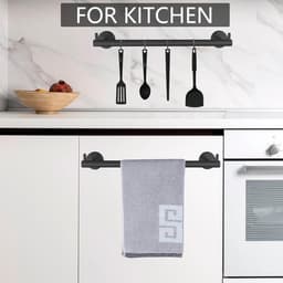 Handdoekrek Radiator - Badkamer - Droogrek - Zwart — thumbnail 2
