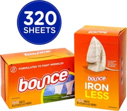 Bounce Outdoor Fresh Droogtrommeldoekjes - 320 Stuks (2x160) - Wasverzachter Doekjes voor Frisse Geur en Zachte Kleding - Vermindert Statische Elektriciteit en Pluis — thumbnail 4
