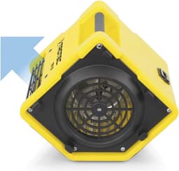 Ventilator - Turboventilator - Vloeren Drogen - Hoge Doorvoer - 24 cm - Zwart — thumbnail 4