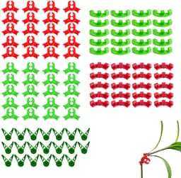 Dailygoods- Groeiklemmen - 100 Stuks - Instelbare Planksteun - Ondersteuning Plantenschors - Verbeterde Luchtcirculatie - Herbruikbaar - Duurzaam - Plantsteun — thumbnail 1