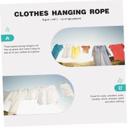 Kledinglijn Katoen - Waslijn Touw - Kleding Ophangen - Ruimtebesparend Ontwerp - 10 meter - Licht Geel — thumbnail 2