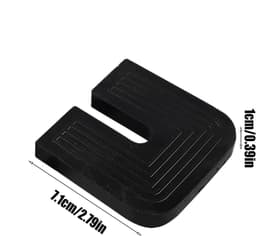 Anti Vibratie Pads - Airco Dempers - Stille Werking - Massief Rubber - 4 Stuks - Zwart — thumbnail 5