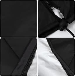 Droogmolenhoes - Beschermhoes - Buiten Droge Kleding - Waterdicht Oxford Materiaal - 168x30cm - Zwart — thumbnail 4