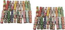 Houten Ambachtelijke Klemmen - Wasknijpers Decoratie - Scrapbooking Knutselen - Cartoon Ornament Ontwerp - 3.5 x 1 x 1.4 cm — thumbnail 1