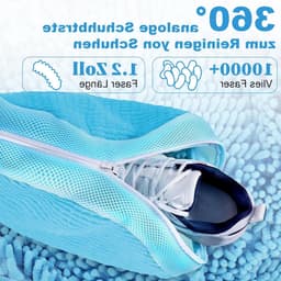 Waszak voor Schoenen met Rits - Lichtgewicht en Herbruikbaar - Ideaal voor Sneakers en Sportschoenen, Blauw, 39 x 25 x 9 cm — thumbnail 5