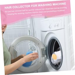4 stuks Haarverzamelaar voor Wasmachine, Herbruikbaar Drijvend Filter, Haarverwijderaar voor Huisdieren, Compatibel met Wasmachines, Eenvoudig Onderhoud — thumbnail 3