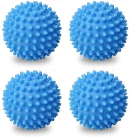 TOVBMUP Droogballen - Herbruikbare droogballen - Wasballen versnellen het drogen - Herbruikbaar - Geschikt voor de wasmachine - Verpakking van 4 — thumbnail 1