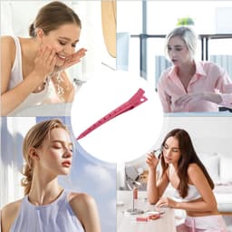 Haarklemmen Styling - Volume Spelden - Make-up en Kleuring - Eendenbek Vorm - 9 cm - Zwart — thumbnail 2