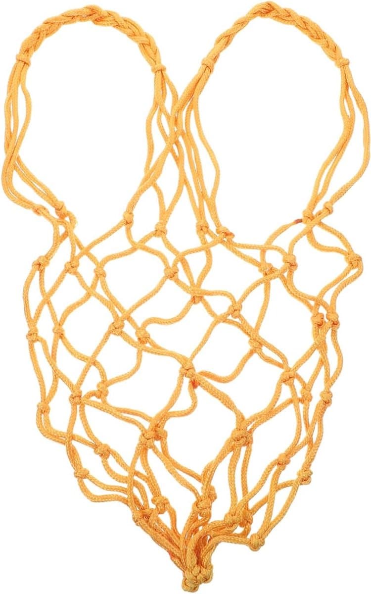 Voer Netzak - Hooi Net - Langzaam Voeren - Verstelbare Voerhoeveelheid - 54 cm - Geel — afbeelding 1