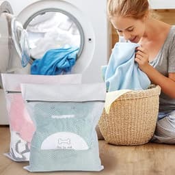 Grote Waszakken met Rits, 2 Stuks, Ideaal voor Delicate Kleding, Sokken en Wassen in de Wasmachine — thumbnail 2