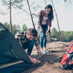 Grondanker tentharingen - tuin haringen van staal - grondnagels voor landschap en bouw - tent voor trampoline en schommel - 6 stuks 30 cm — thumbnail 4