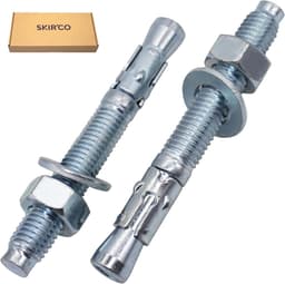 Wigankers - Metalen pluggen - Beton bevestigen - Verzinkt staal - M12 x 100 mm — thumbnail 2