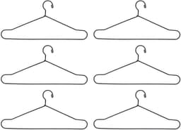 JHUBERS- Poppenkleerhanger Ruimtebesparend - Metalen Hanger - Lichtgewicht - Draagbaar - Decoratief - 150 mm - Poppenhanger — thumbnail 5