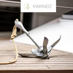 Vouwanker Staal - Klapanker Gietijzer - Watersport Stabiliteit - Verzinkt Robuust Ontwerp - 15 kg - Zilver/Grijs — thumbnail 4