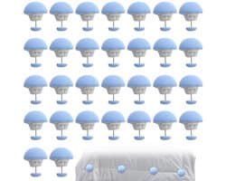 Dailygoods- Dekbedovertrekhouders 30 Stuks - Bedclips - Robuuste Deknaalden - Antislip Dekclips - Voor Dekbedden/Lakens - Ideaal voor Gordijnen