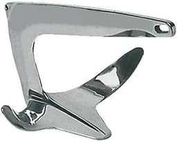 Bootsanker - Wateranker - Wateranker - Roestvrij staal - 10 kg - Zilver — thumbnail 1