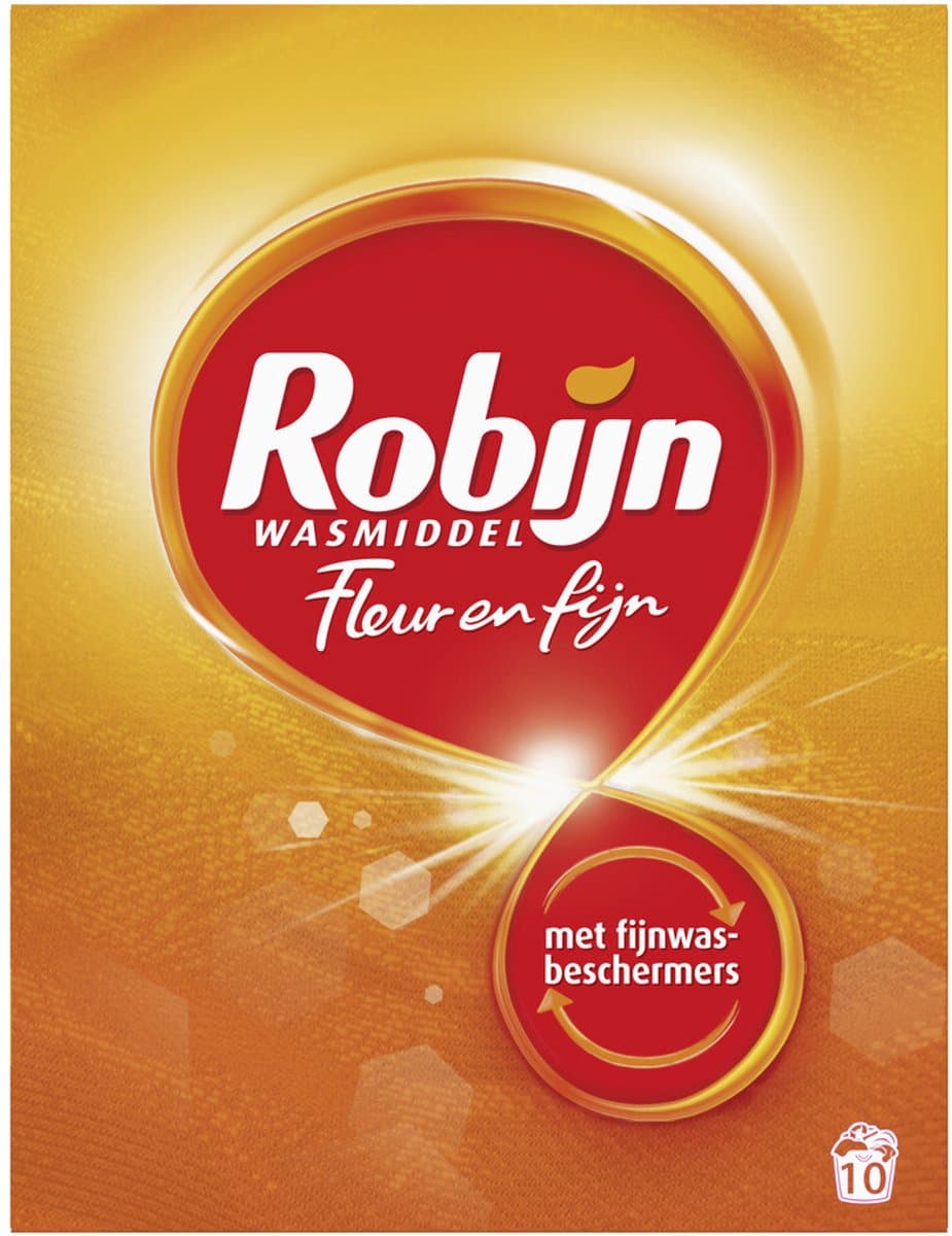 Robijn Waspoeder Fleur & Fijn 10 Wasbeurten 550 gr — afbeelding 1