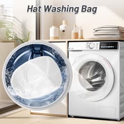 Cap Washer - 2 Stuks - Pet Wasbeschermer Frame voor Wasmachine - Voorkomt Vervorming en Kreukels - voor Baseballpetten, Sportpetten en Petonderhoud Zonder Vervorming — thumbnail 5
