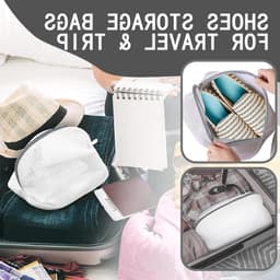 Wasmachine Waszak voor Schoenen en Sokken - 2 Stuks, Beschermende Tas met Rits voor Effectieve Reiniging — thumbnail 5