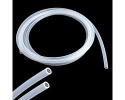 Flexibele Voedselveilige Siliconenslang van 4m, 8mm ID x 11mm OD, Duidelijke Slang voor Water en Lucht, Ideaal voor Pompoenoverdracht en Tuinieren